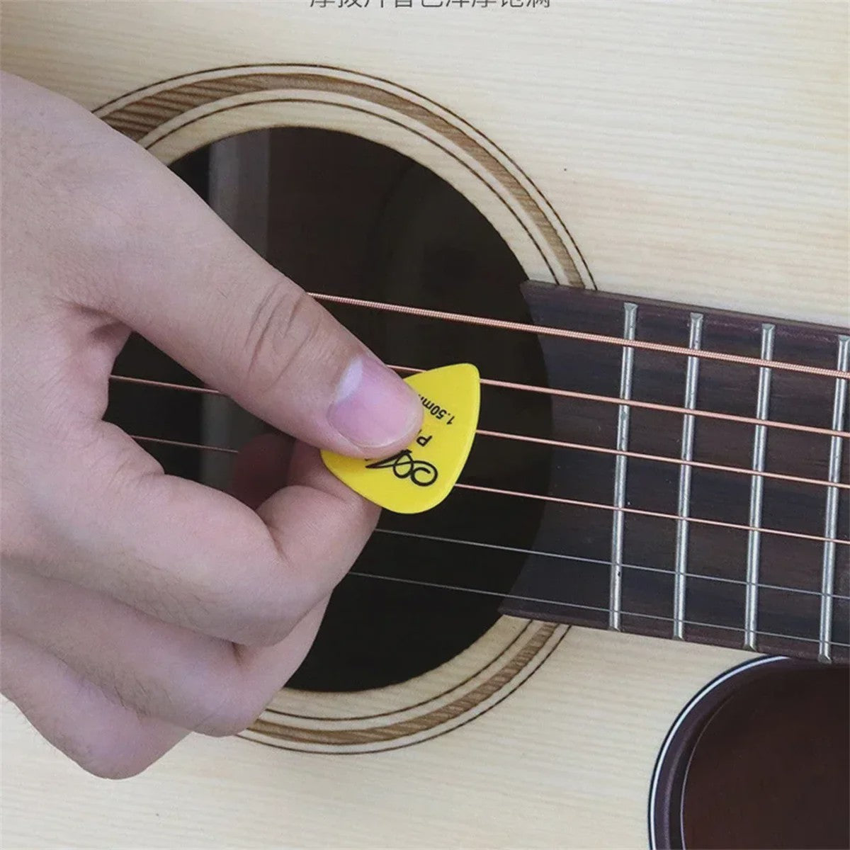 Alice Gitaar Plectrum Set - Diverse Diktes (0.58mm t/m 1.50mm) - 12/24/50/100 Stuks