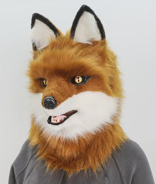 Realistisch Wolf Masker met Nepbont - Luxe Cosplay & Feest Accessoire