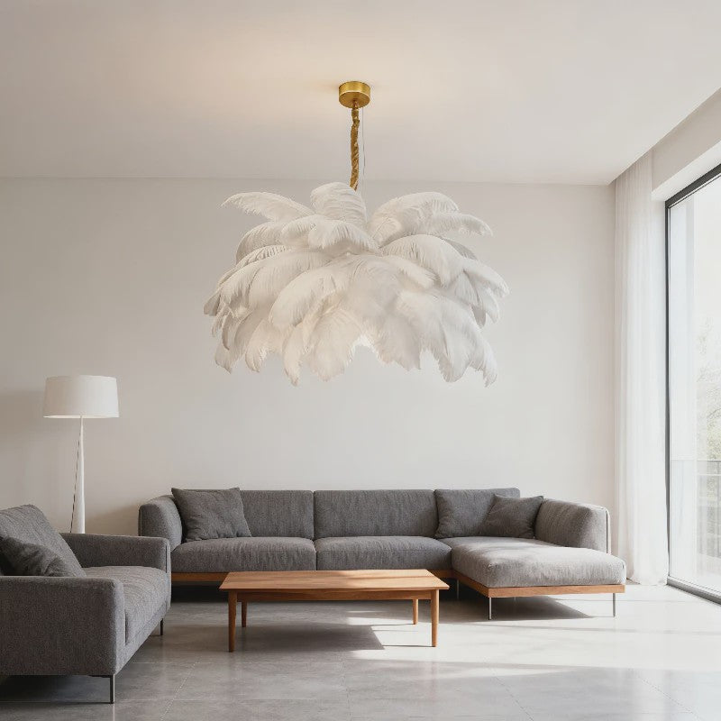 Luxe Veer Plafondlamp LED Hanglamp - Scandinavisch Design voor Woonkamer