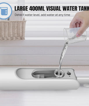 Stoomreiniger Mop met 2 Stoomstanden, 400ml Tank en Sterilisatie