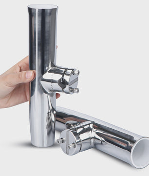 RVS Hengelhouder met Klembevestiging voor Rail - Marine Boot Accessoire