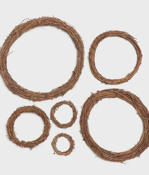 Natuurlijke Rotan Krans - 8-30cm - Kerst, Feest & Decoratie