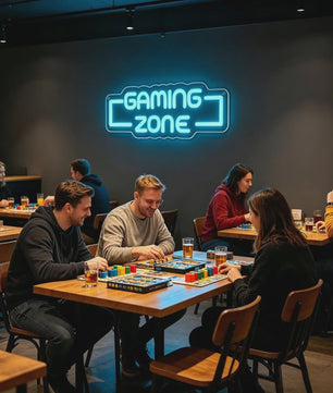 Gaming Zone LED Neon Sign - Dimbare USB Wanddecoratie voor Gamekamer