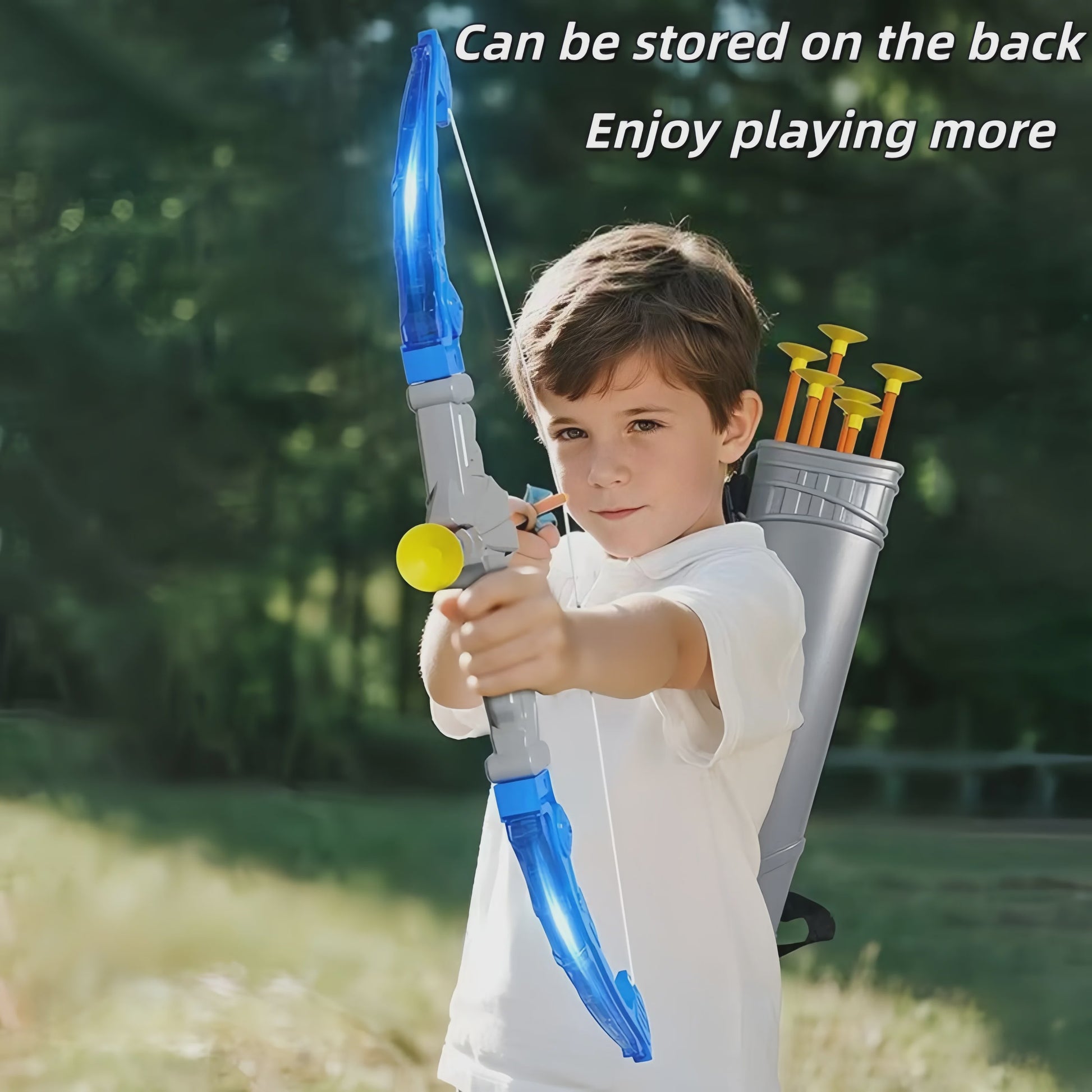 LED Boog en Pijl Set met Zuignap Pijlen en Dartbord - Leuk Cadeau voor Kinderen