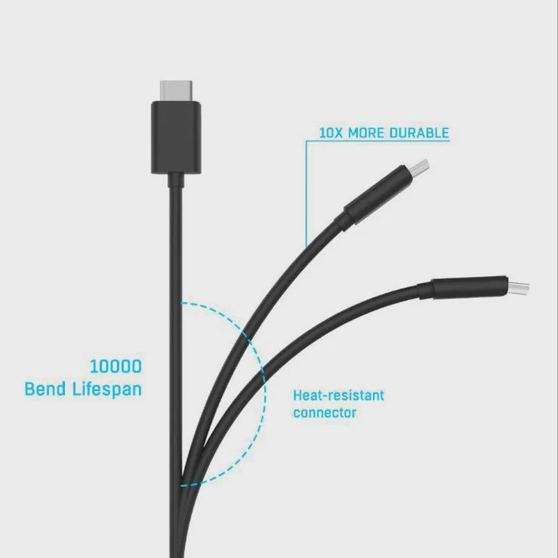 USB-C Oplaadkabel voor PS5, Xbox Series X/S, Switch Pro & meer Gamecontrollers
