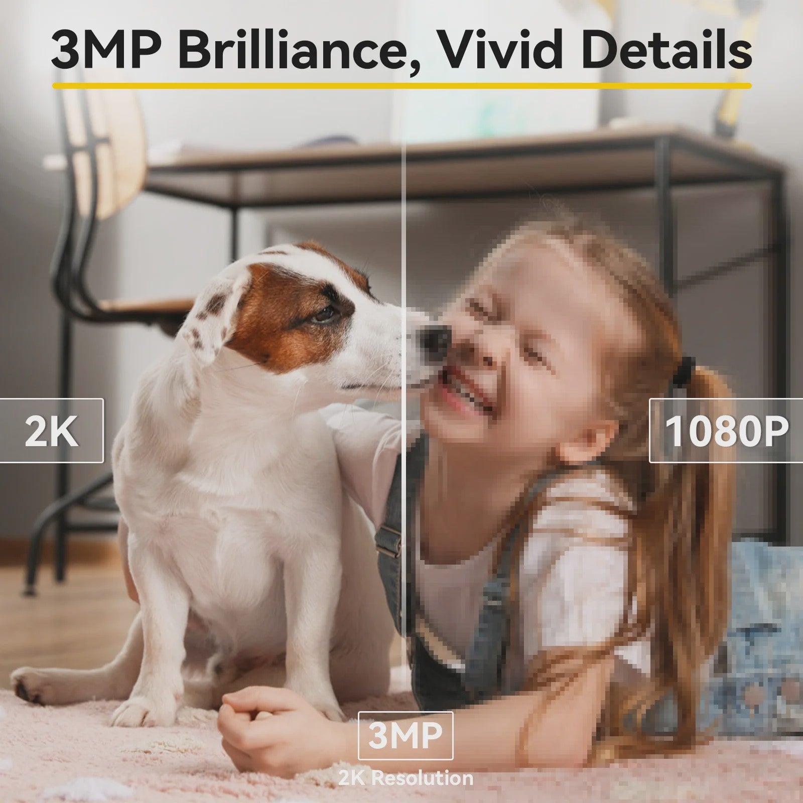 BoyKeep Slimme IP Camera: 3MP Beveiliging, 5G/2.4GHz WiFi, Automatische Tracking & Nachtzicht