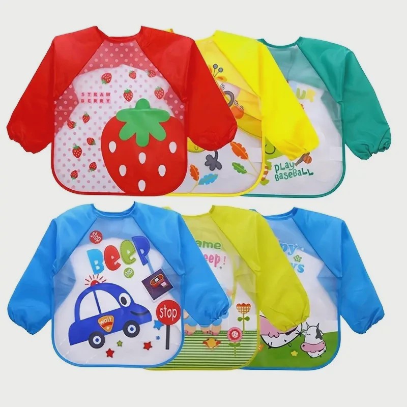 Waterdichte Slab met Lange Mouwen voor Baby's en Kinderen - EVA Materiaal