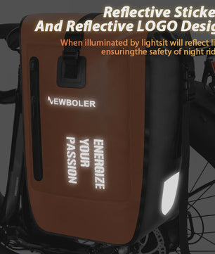 Waterdichte Fietstas 27L - Grote Capaciteit Achterdrager Bagage voor Fiets & E-bike