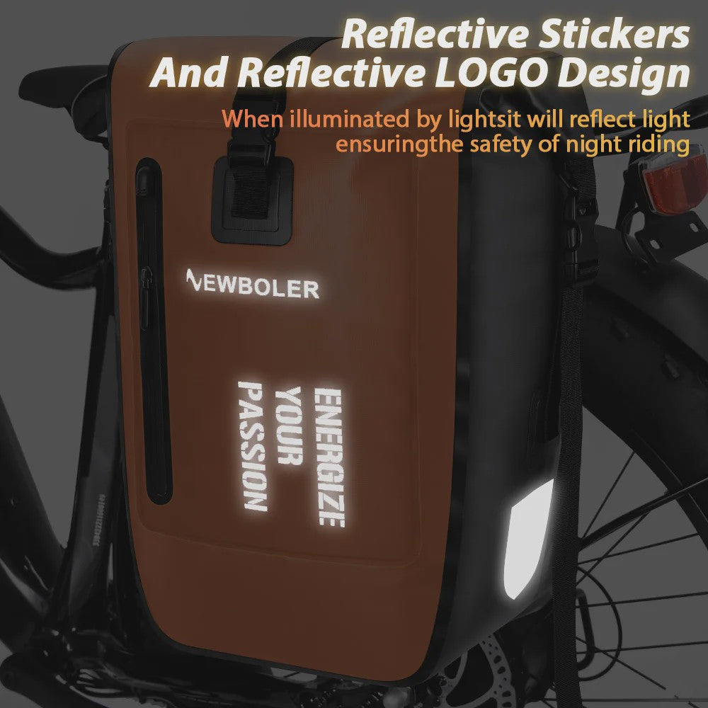 Waterdichte Fietstas 27L - Grote Capaciteit Achterdrager Bagage voor Fiets & E-bike