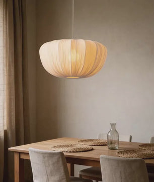 Wabi Sabi Stof Plafondlamp - Scandinavisch Design Hanglamp voor Woonkamer, Eetkamer & Slaapkamer