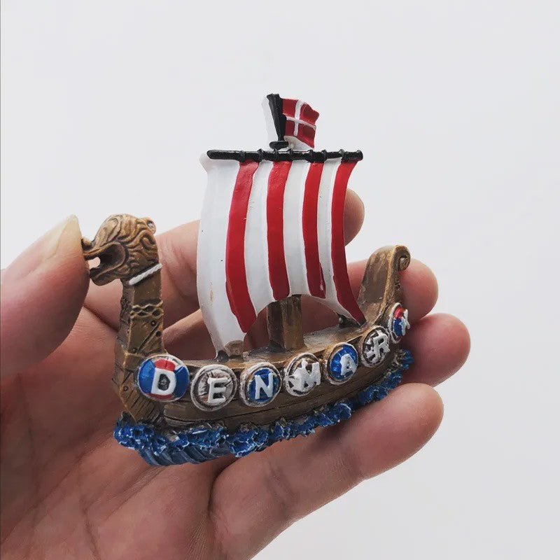 3D Koelkastmagneten Denemarken - Souvenir & Decoratie