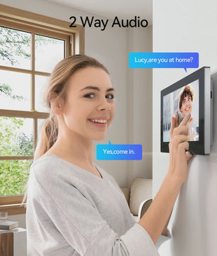TMEZON MZ-790-D90 2-Draads Videofoon Systeem met 7" HD Touchscreen & Tuya App