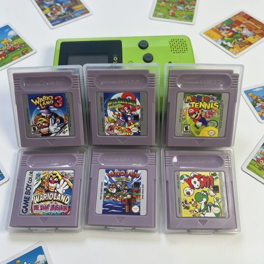 16-Bit Game Cartridge voor GBC/GBA: Wario Land, Donkey Kong & Yoshi Collectie