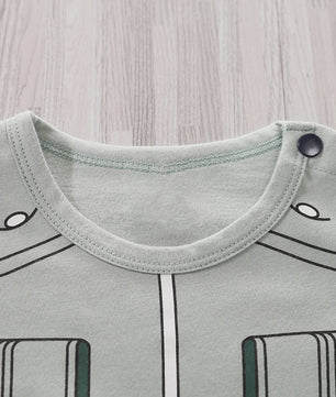 Baby Jumpsuit met Anime Print - Katoen - Zomerkleding 0-18 Maanden