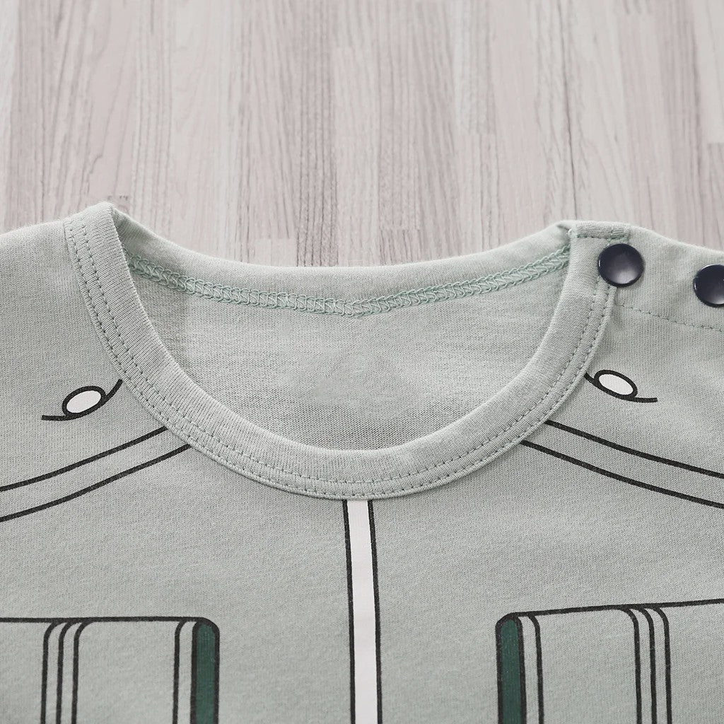 Baby Jumpsuit met Anime Print - Katoen - Zomerkleding 0-18 Maanden