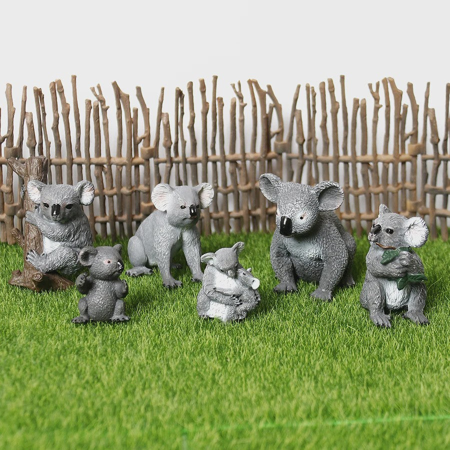 Realistische Australische Dieren Figuren Set: Koala, Kangoeroe, Emu & Meer