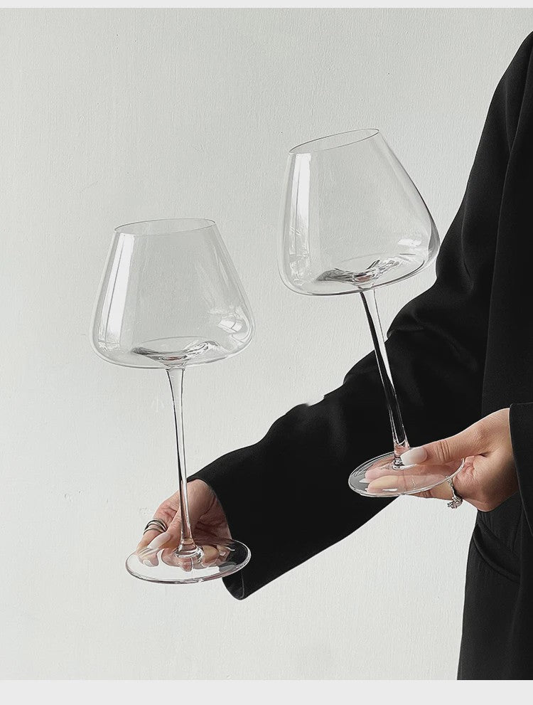 Luxe Grote Wijnglas met Grote Buik - Kristalglas voor Rode Wijn - Europees Design