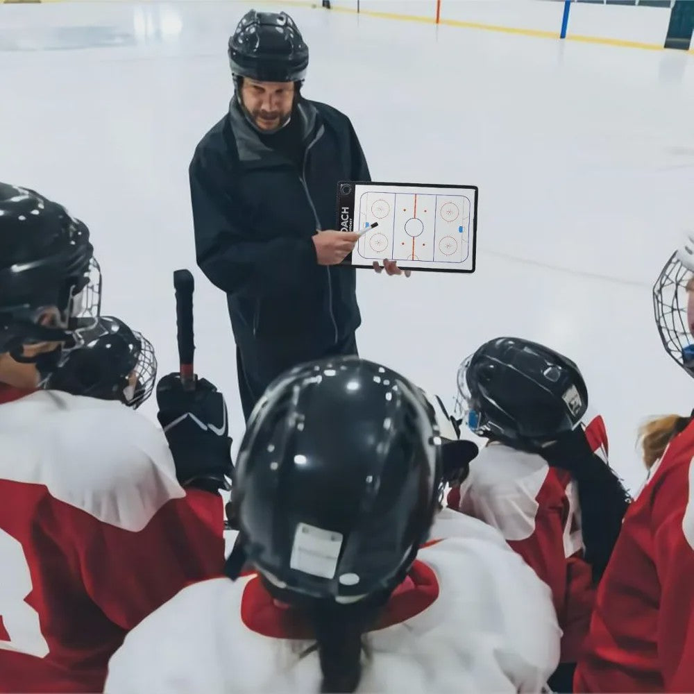 Magnetisch IJshockey Tactiekbord - Complete Coach Set voor Training & Wedstrijd