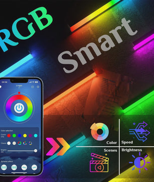RGB Hexagon Muurverlichting met App Bediening - Sfeervolle Verlichting voor Gaming, Bar & Meer