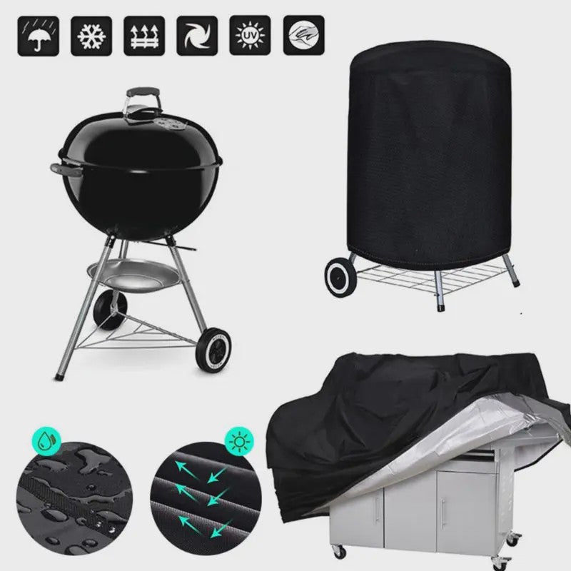 Waterdichte BBQ Grillhoes - Heavy Duty & UV-bestendig - Beschermhoes voor Buiten Grills