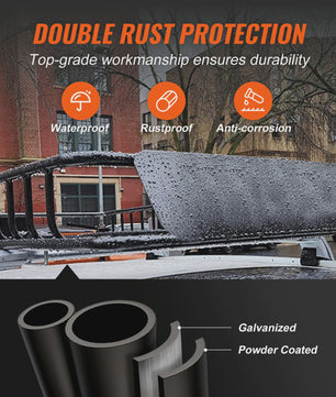 Robuuste Dakdrager Bagagemand 46"/51" - Extra Laadruimte voor SUV & Truck
