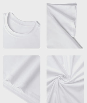 Herentrui Casual Sportief T-shirt met Zachte Gebreide Stof en Opvallende Scooterprint