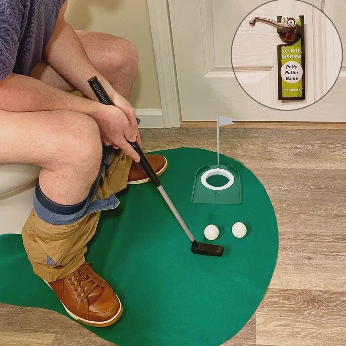 Indoor Golf Putting Trainer met Vlag - Oefen Green voor Thuis en Buiten