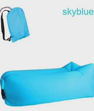 Opblaasbare Lounger & Luchtbank - Snel Opblaasbaar, Comfortabel voor Buiten & Thuis