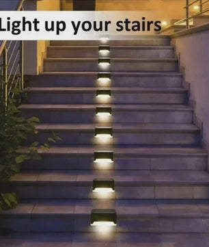 Solar LED Verlichting voor Buiten - Waterdichte Tuinlampen voor Trappen, Terras & Dek