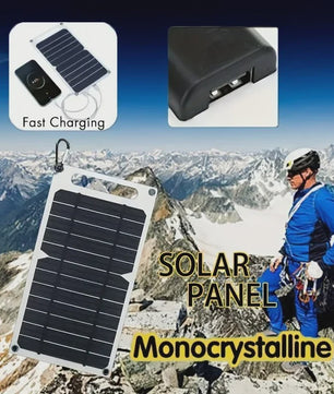 35W Sunpower Draagbaar Zonnepaneel met USB - Ideaal voor Powerbank, Telefoon, Outdoor & Camping
