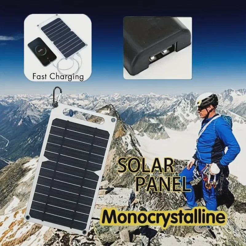 35W Sunpower Draagbaar Zonnepaneel met USB - Ideaal voor Powerbank, Telefoon, Outdoor & Camping