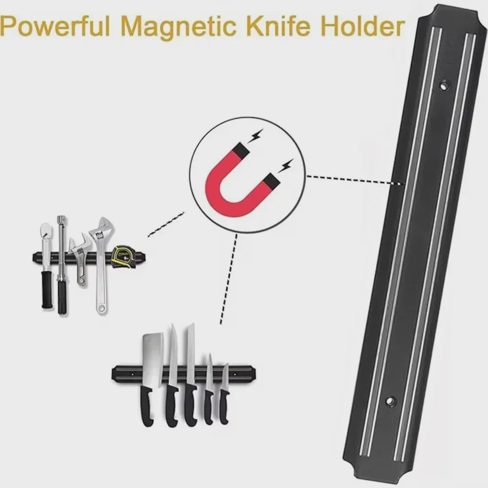 Krachtige Magnetische Messenhouder - Multifunctioneel & Zonder Boren Ophangen