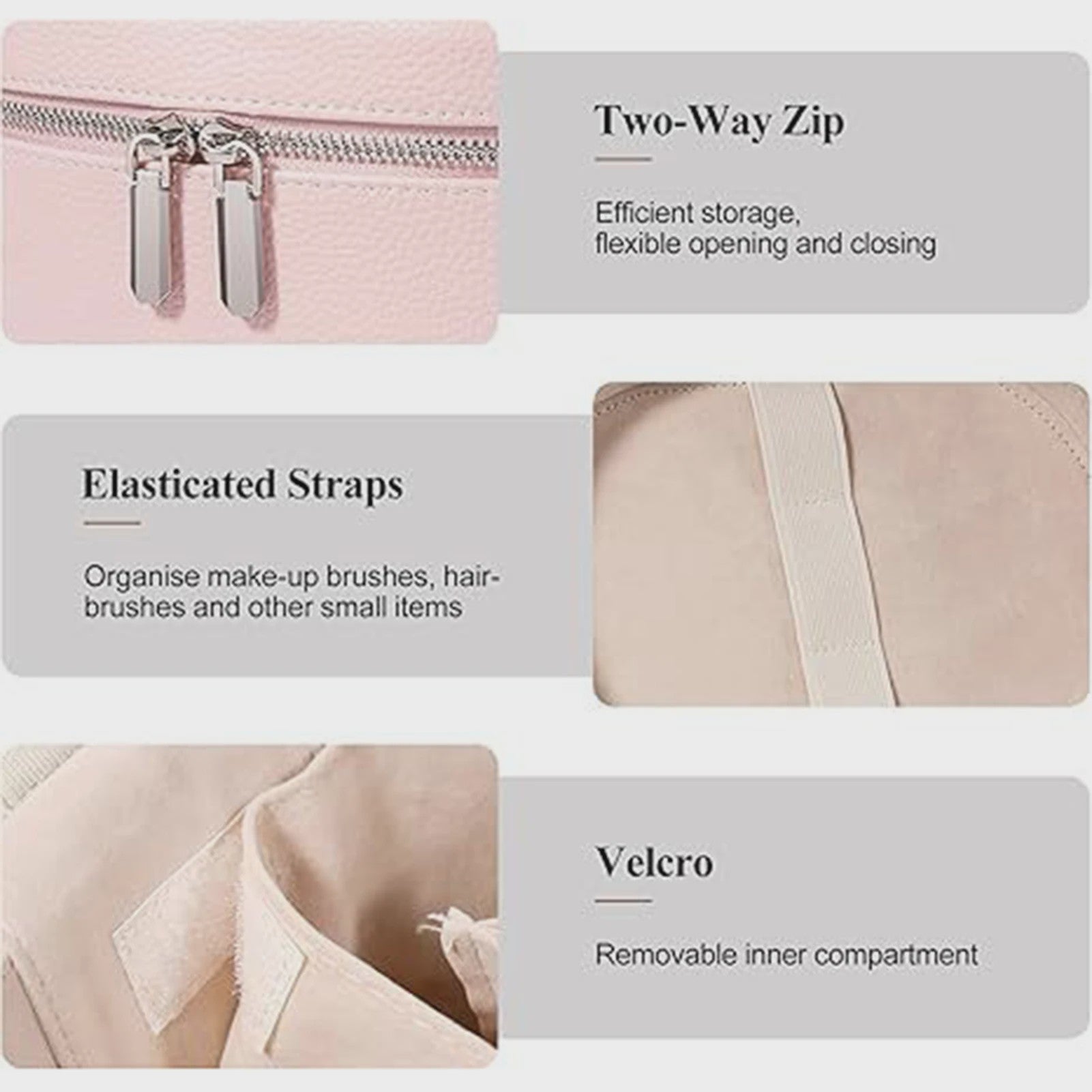 Grote Reis Make-up Tas Organizer - Ruim, Waterdicht en Praktisch