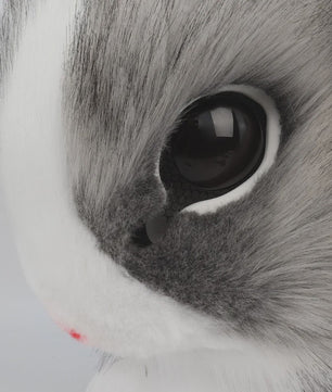 Realistisch Pluche Konijnenmasker - Fursuit Accessoire voor Cosplay, Feest & Halloween