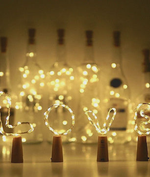 Fleskurk LED Snoerlichtjes - Sfeerverlichting voor Fles, Kerst, Feest & Decoratie