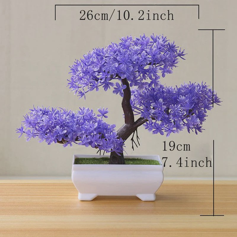 Kunst Bonsai Boom Potplant - Decoratieve Kunstplant voor Huis, Kantoor & Tuin