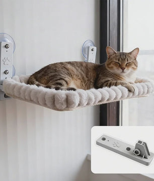 Kattenhangmat voor het Raam met Sterke Zuignappen - Comfortabele Zitplek voor Binnenkatten