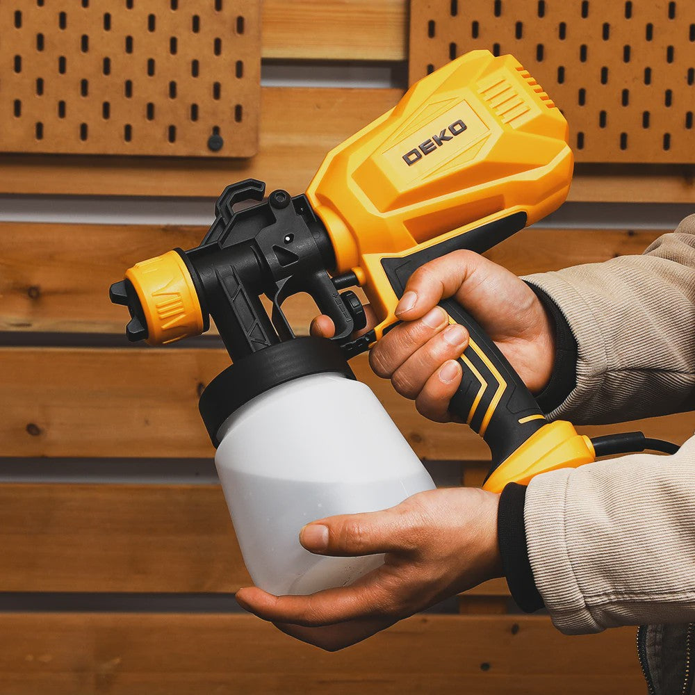 DEKO DKSG45K1 Elektrische Verfspuit 450W - Krachtig & Precisie voor Doe-het-zelf