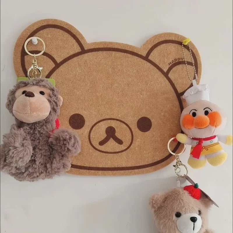 Felt Bord Beer - Decoratief Wandpaneel voor Kinderkamer