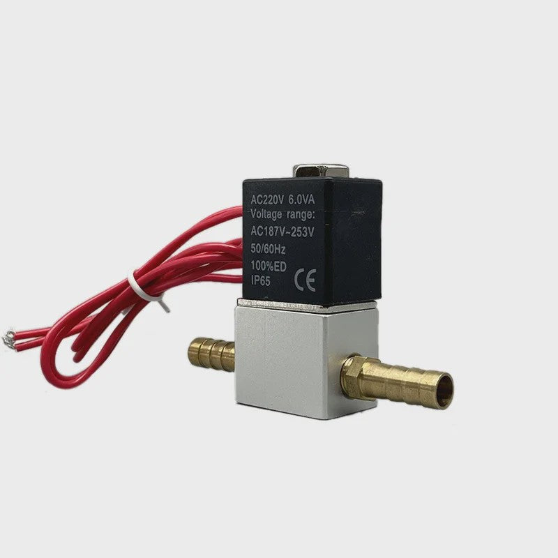 Elektrische Solenoïde Klep 12V/24V/220V - 2/2 Weg Normaal Gesloten - 6mm/8mm Slangaansluiting