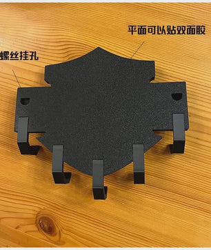 Harley Davidson Sleutelhanger Muurdecoratie met 5 Haken