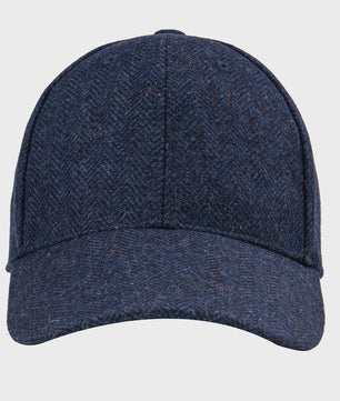 Herren Tweed Baseball Cap - Stijlvolle Wolmix Pet voor Heren