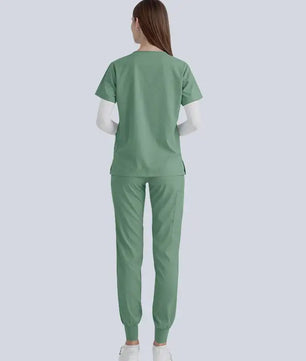 Comfortabele Dames Scrub Set - Medische Werkkleding Top & Broek