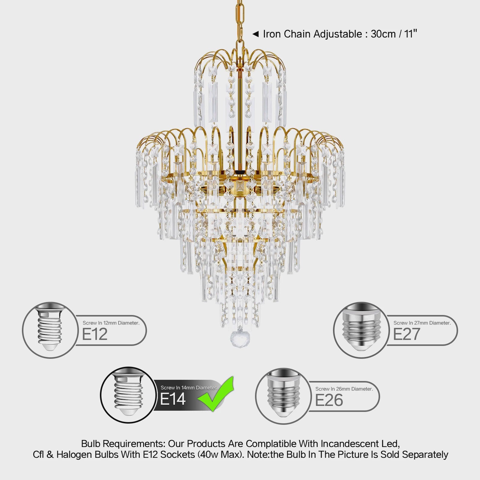 Luxe Kristallen Plafondlamp - Moderne Hanglamp voor Woonkamer & Bruiloft Decoratie