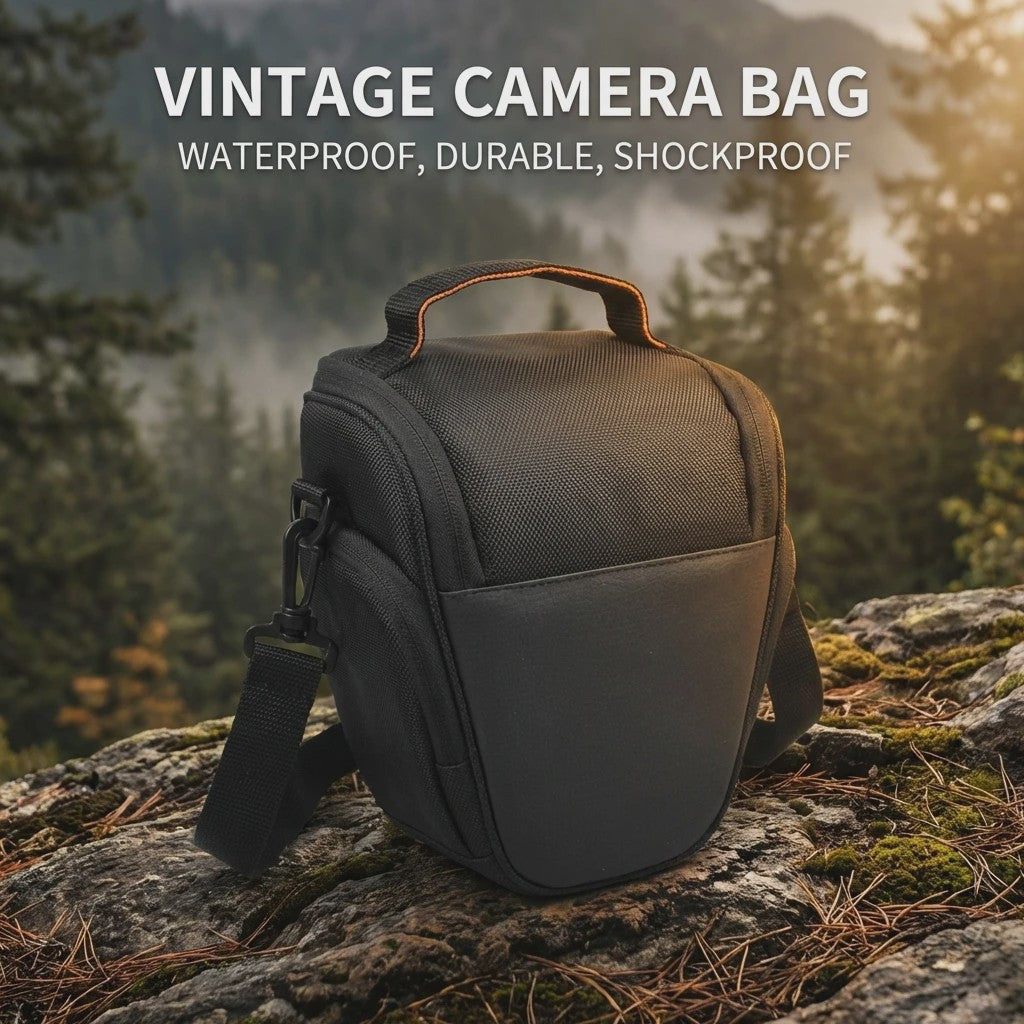 Waterdichte Schoudertas voor Digitale Camera - Nylon, Ideaal voor Nikon & Canon