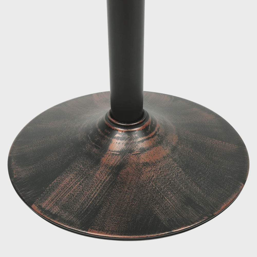 Set van 2 Retro Barstoelen met Kunstleer, Draaibaar en Verstelbaar in Hoogte