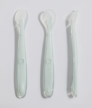 Zachte Siliconen Baby Lepel - Ideaal voor Voedingstraining en Eerste Hapjes