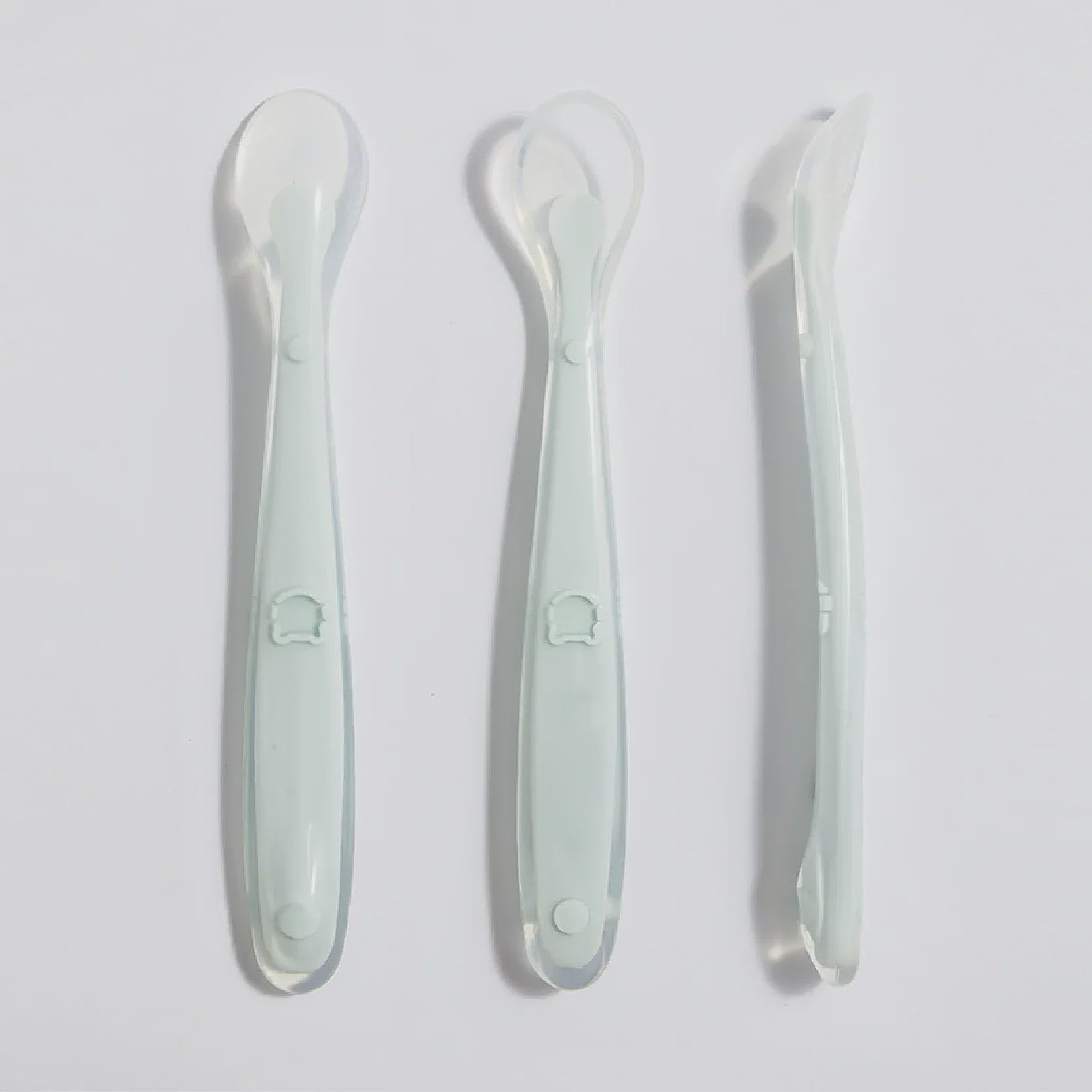 Zachte Siliconen Baby Lepel - Ideaal voor Voedingstraining en Eerste Hapjes