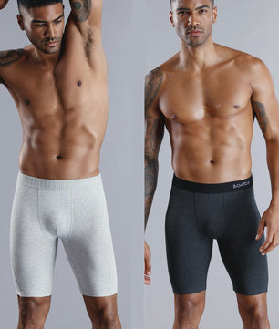 Lange Boxershorts voor Heren - Comfortabel Katoen & Plus Size Pasvorm
