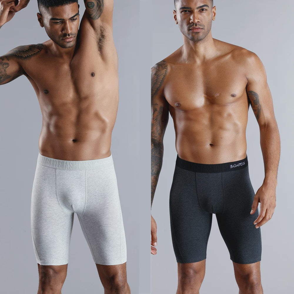 Lange Boxershorts voor Heren - Comfortabel Katoen & Plus Size Pasvorm
